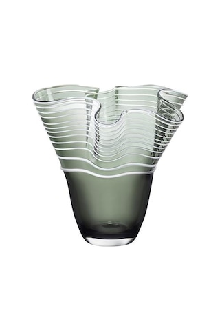 Madame Coco Honfleur El Yapımı Cam Vazo Büyük Boy Antrasit