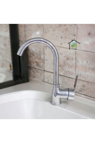 Mintev Krom Baston Borulu Lavabo Bataryası Yerli Üretim Krom