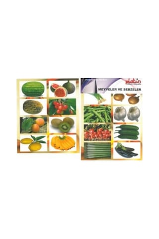 meyve ve sebzeler sticker çıkartma 8 yap.64 resim 4x4 ebat