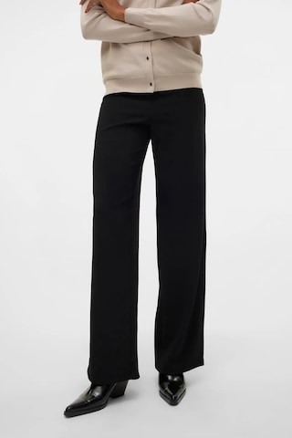 Vero Moda Kadın Vmberlın Beli Lastikli Geniş Paça Pantolon 10318454 Siyah Siyah