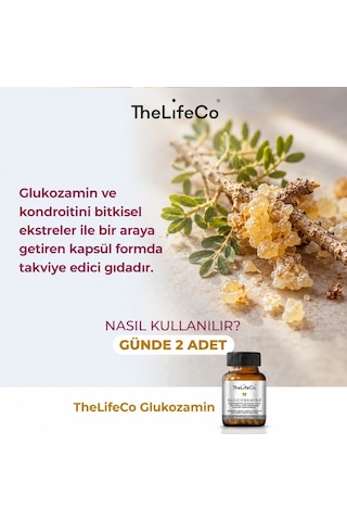 TheLifeCo Glukozamin 60 Kapsül