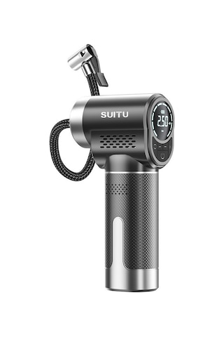 Cbtx Global Suıtu St-5518 Araba Akülü Şişme Pompa Çok Fonksiyonlu Aydınlatmalı Taşınabilir Mini Pompa