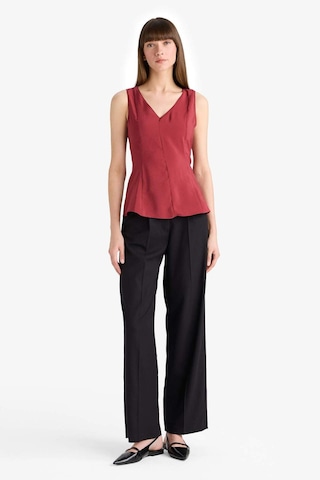 Defacto V Yaka Modal Kolsuz Bluz G2687ax25wnbr285 Bordo