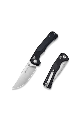 Sencut Slybolt Black G10 Handle Satin Finished 9cr18mov Blade Kamp Çakı Siyah