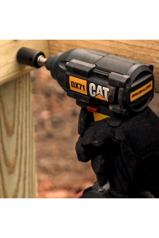 CAT DX71B 18V 215 Nm Kömürsüz Profesyonel Şarjlı Darbeli Tornavida Akü Hariç