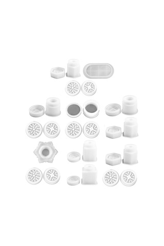 Sones Kendin Yap Kristal Epoksi Silikon Kalıp Kombinasyon Seti, Şekil: Altıgen Prizma + Dairesel Şişe