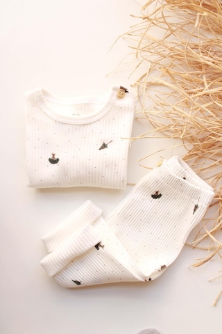 Tree Bebek Alt Üst Takım Krem