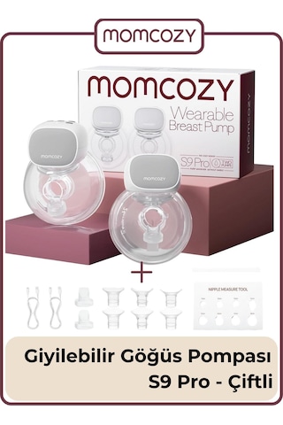 Momcozy S9 Pro Kablosuz Göğüs Pompası ( Çiftli )