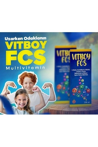 Vitboy FCS Multivitamin Mineral İçeren Takviye Edici Gıda 150 ML