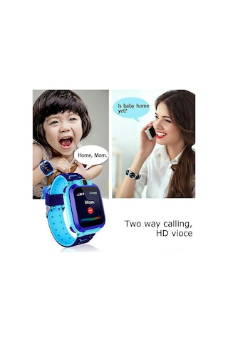 Mufunye Q12 Çocuk Akıllı Saati - Ip67 Su Geçirmez, Konum Tespiti, Tek Tuşlu Sos, Uzun Pil Ömrü, Prenses Pembe 3-12 Yaş