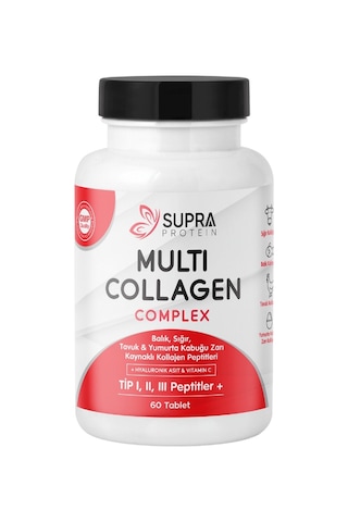 Supra Protein Multi Collagen Complex 60 Tablet- 5 Tip Kolajen