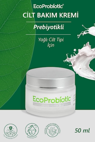Prebiyotikli Cilt Kremi 50 Ml- Aydınlatıcı Etki - Yağlı Cilt Tipi