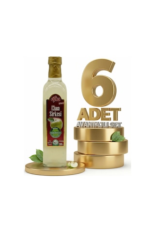 Afia Elma Sirkesi Cam Şişe 6x500 Ml