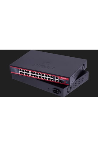 Ricon RSB243GEP-U 24 Port Gigabit Ethernet Power Over Ethernet Unmanaged Switch