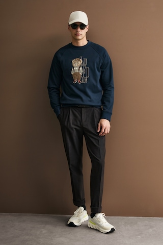 Lufian Storm Erkek Sweatshirt Lacivert Lacivert 112030204100200