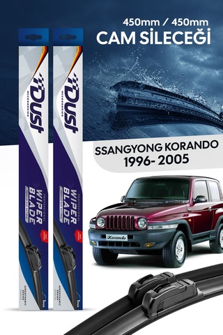 Ssangyong Korando Silecek Takımı 1996-2005 Uyumlu 450mm/450mm