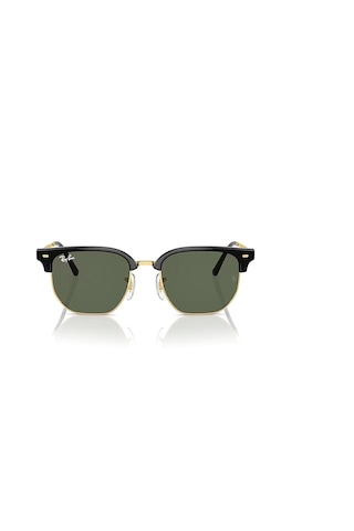 Ray-Ban Junior Rj 9116s 10071 47 New Clubmaster Çocuk Geometrik Altın Üzeri Siyah Güneş Gözlüğü