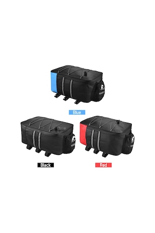 Youtek Siyah Bisiklet Raf Çantası - Pu + Köpük Malzeme, 31x20x15 Cm, 255 G Yüksek Dayanıklı Taşıma Çantası Siyah