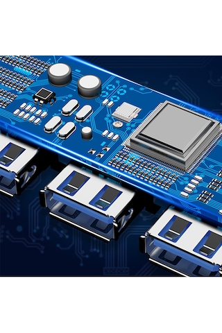 Skycity Alüminyum Gövde 4 Usb 3.0 Portlu Çok Fonksiyonlu Usb+type-c Hub Genişletici Dökümü - Gümüş