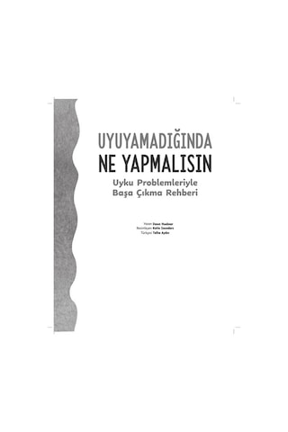 The Kitap Çocuk Uyuyamadığında Ne Yapmalısın