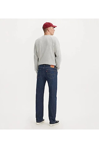 Levi's Erkek 505 Regular Fit Kot Pantolon - Klasik & Şık Koyu İndigo