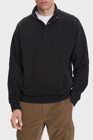 Boss Erkek Sweat 50545753 001 Siyah Siyah