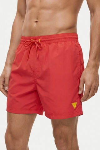 Guess New Basic Orta Boy Erkek Kırmızı Mayo F6gt24wg282-g597