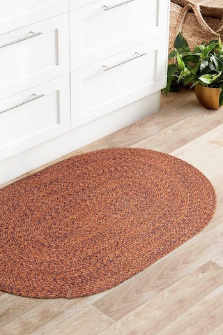 Cesta El Yapımı Örgü Kiremit Kilim 80x120 4033 Kiremit