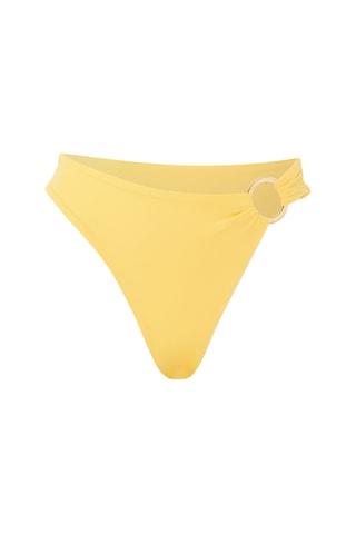 Away That Day Yüksek Bel Çekici Bikini Altı Sarı