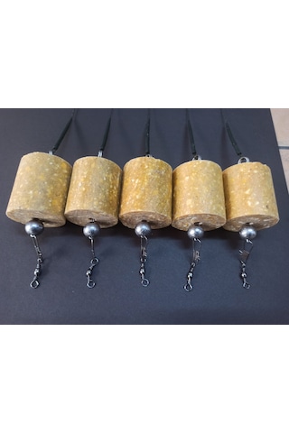 Sazan Rig Küspe Aparatlı Karışık Rig Takımı 5’li Set