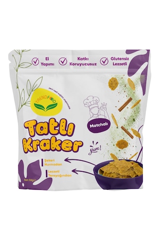 Trend Food Glutensiz Cips Alternatifi Tatlı Karker 50 G Besleyici, Doğal, Fit, Temiz İçerikli