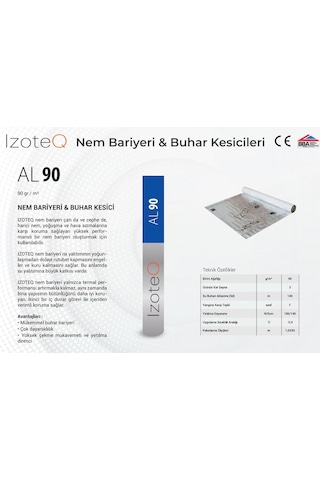 Wabis Izoteq Buhar Kesici Nem Bariyeri  Al-90 Gr (75 M²)
