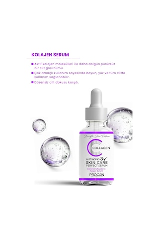Procsın Yaşlanma Ve Kırışıklık Karşıtı Kolajen Serum 20 ML