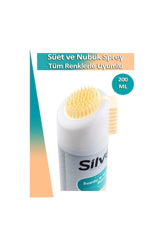 Süet ve Nubuk Yenileyici Sprey Boya Su İtici Etkili Natural 200ML Beyaz