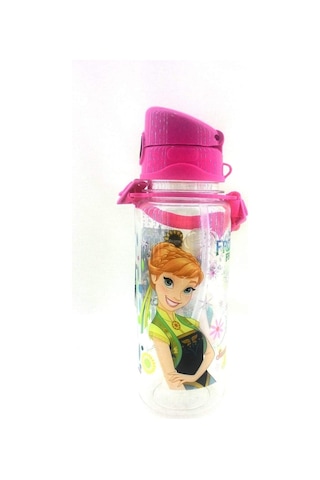 Hakan Çanta Anna & Elsa 500 Ml Kırılmaz Gövde Şeffaf Matara 7872