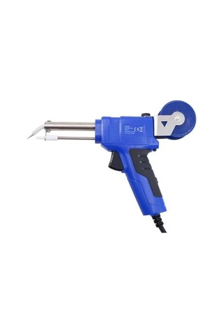 Zd-555 Lehim Tabancası, 30-60 Watt Ayarlı, Makaralı Lehim, Mavi
