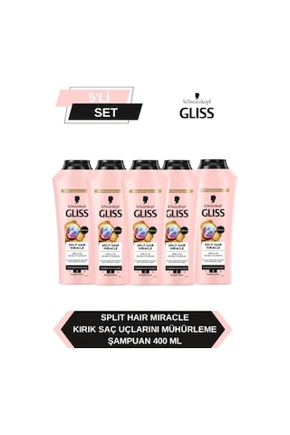 Split Hair Miracle Şampuan 400 Ml X 5 Adet