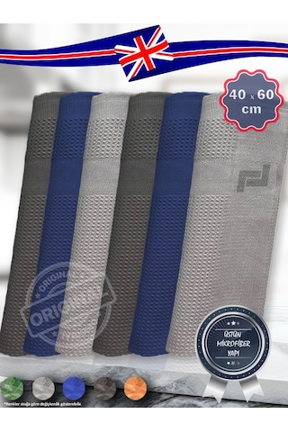 Qurry Sihirli Mikrofiber İz Bırakmaz Temizlik Bezi 6'lı 35 x 60 CM