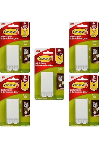 3m 17206 Command Büyük Boy Cırt Bant 5 Paket