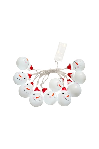 Ximistore9 Kralık Figürlü Led Noel Işık Zinciri, 1.5m 10 Işık, Pilli Kutusu Pil Yok , Ev Bahçe Dekorasyonu, Festivite Atmosferi