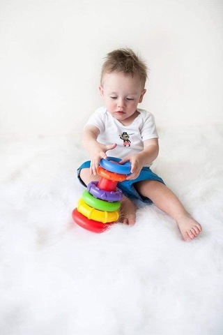 Playgro Çubuğa Geçen Halkalar Diş Kaşıyıcı Çıngırak Dişlik