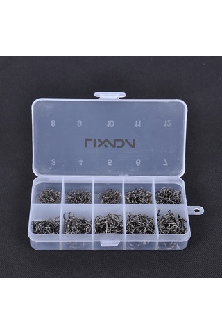 Lixada-600 Adet Delikli Balık Jig Kanca Olta Takımı