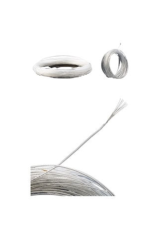 Kalaylı Bakır Kordon Kablo 0.22mm Şeffaf Montaj Kablosu Çok Damarlı 100 Metre