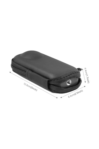 Insta360 X3 / One X2 Puluz Kamera İçin Taşınabilir Kılıf Kutusu Saklama Çantası Siyah