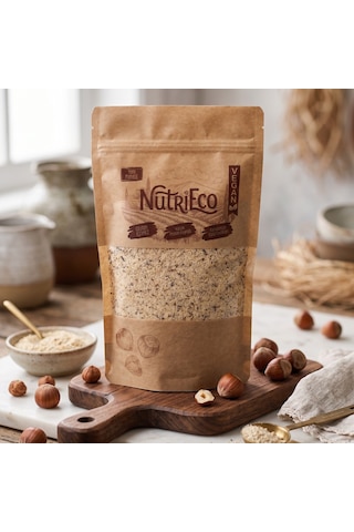 Nutrieco Fındık Unu %100 Doğal, Taze Çekilmiş, Katkısız, Yüksek Protein Keto & Diyet Dostu 1000gr 1 KG