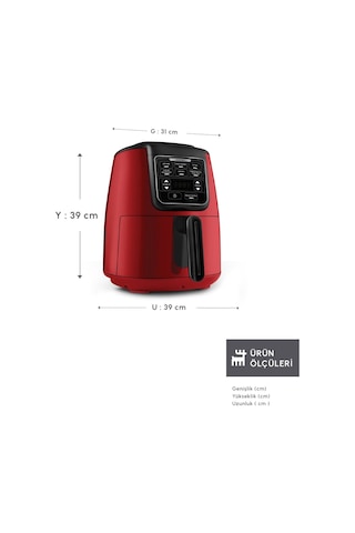 Karaca Air Pro Cook Köz XL Airfryer Fritöz 4 Kişilik