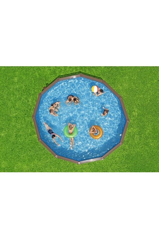Bestway 561cs Hydrium Çelik Duvarlı Yerüstü Havuz Seti 5,49 M X 1,32 M