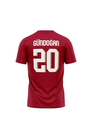 Gsstore Galatasaray İlkay Gündoğan Welcome Tee E251579 Sarı - Kırmızı