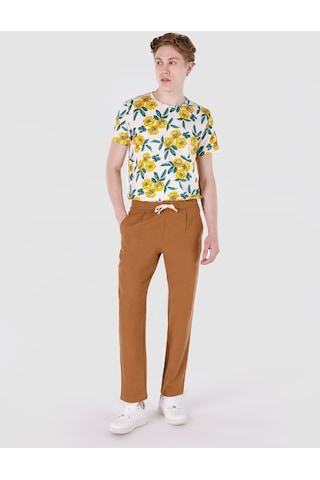 Colin's Colins Regular Fit Orta Bel Düz Paça Kahverengi Erkek Pantolon 001
