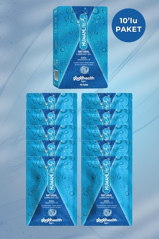 Humanlife Natural Kayganlaştırıcı Jel Lubricant 10 x 5 G